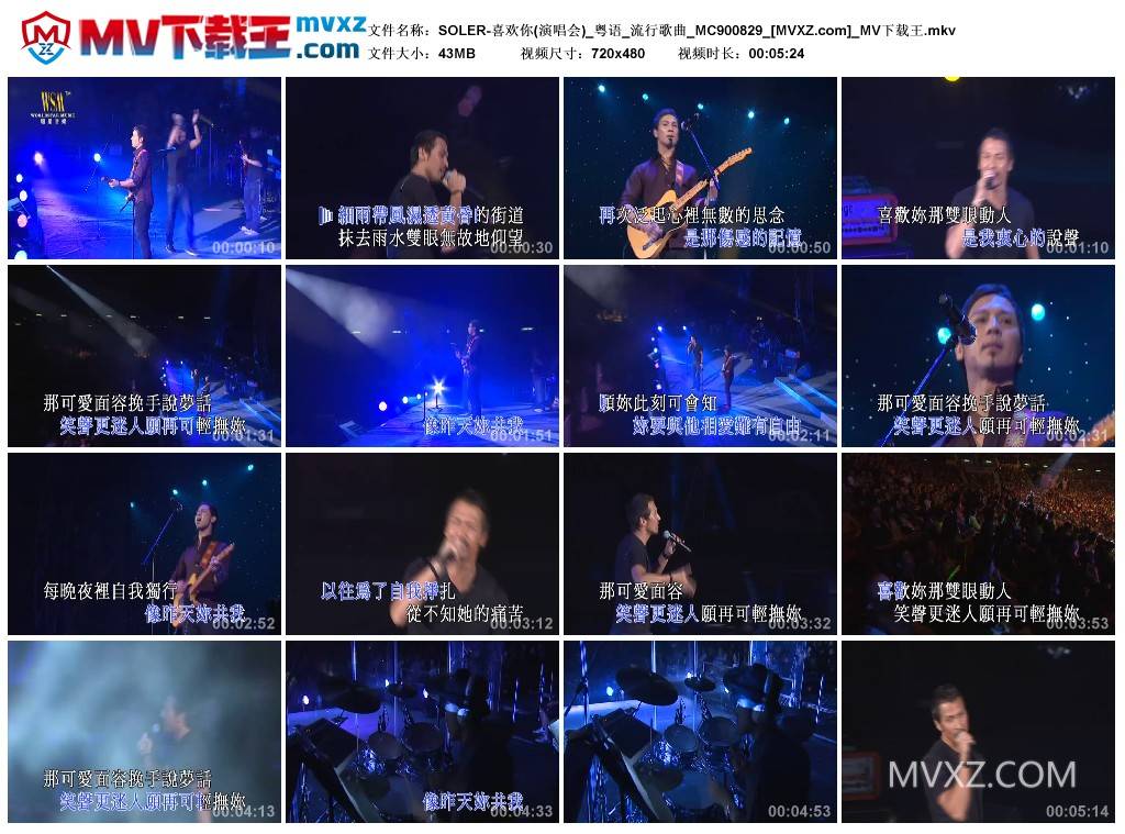 SOLER-喜欢你(演唱会)_粤语_流行歌曲_MC900829